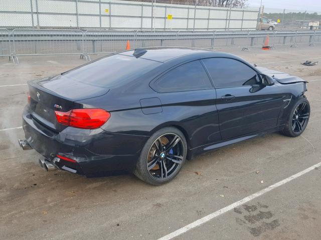 WBS3R9C56FK333226 - 2015 BMW M4 BLACK photo 4