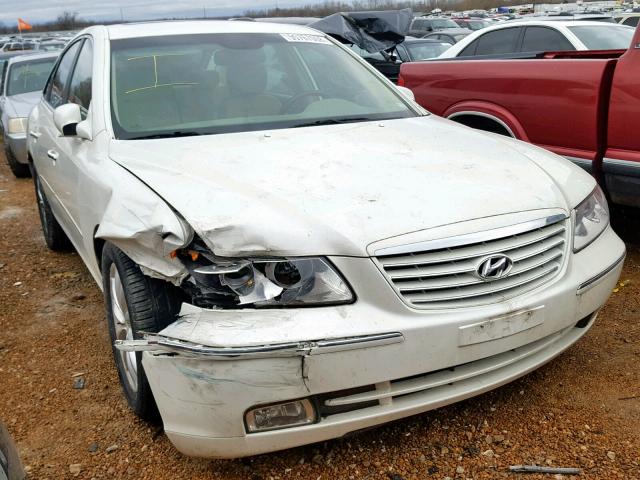 KMHFC46F27A178948 - 2007 HYUNDAI AZERA SE WHITE photo 1