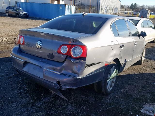 WVWEU73C86E067062 - 2006 VOLKSWAGEN PASSAT 3.6 GRAY photo 4