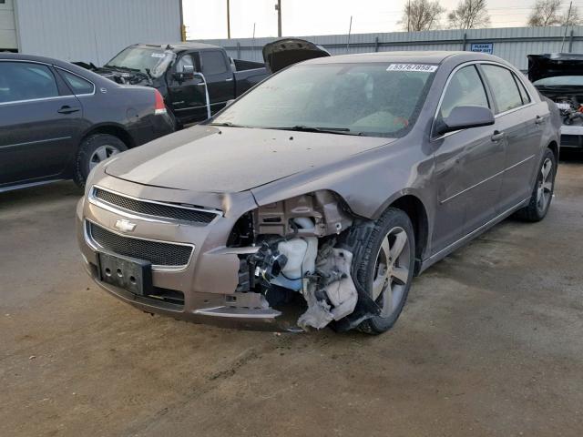 1G1ZC5E15BF253711 - 2011 CHEVROLET MALIBU 1LT BROWN photo 2