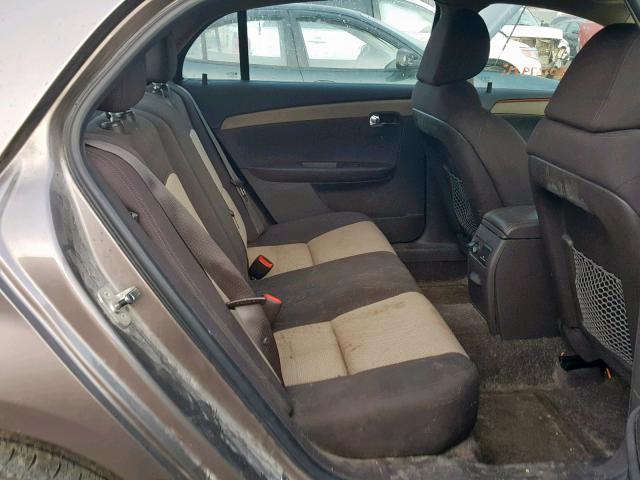 1G1ZC5E15BF253711 - 2011 CHEVROLET MALIBU 1LT BROWN photo 6
