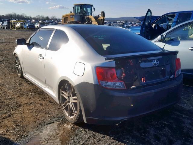 JTKJF5C76B3009787 - 2011 TOYOTA SCION TC 银色 照片 3