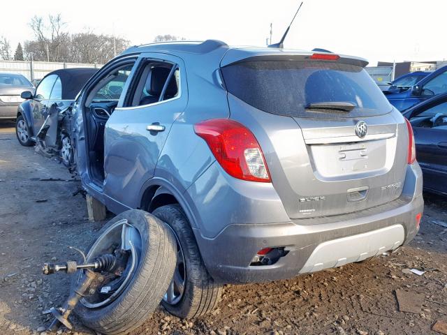 KL4CJHSB9EB726095 - 2014 BUICK ENCORE PRE GRAY photo 3