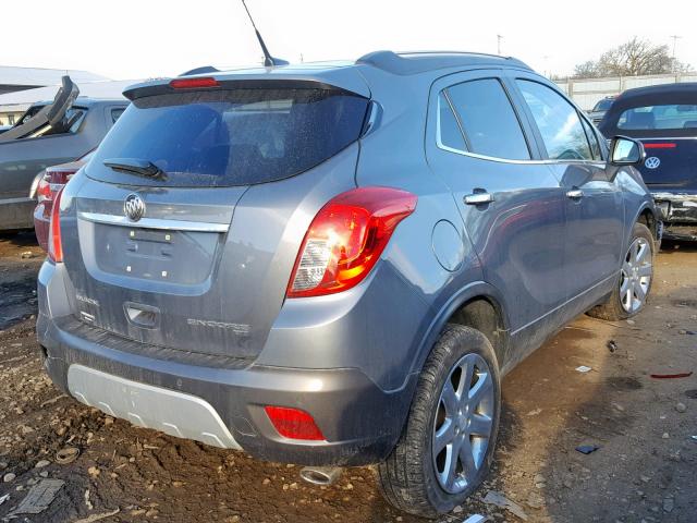 KL4CJHSB9EB726095 - 2014 BUICK ENCORE PRE GRAY photo 4