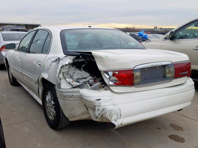 1G4HP52K15U268464 - 2005 BUICK LESABRE CU WHITE photo 3