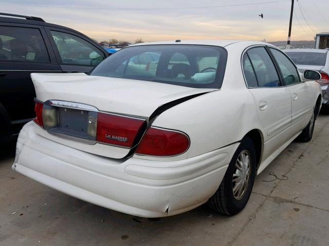 1G4HP52K15U268464 - 2005 BUICK LESABRE CU WHITE photo 4