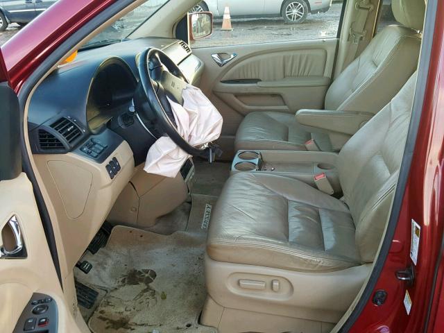 5FNRL38836B003642 - 2006 HONDA ODYSSEY TO MAROON photo 5