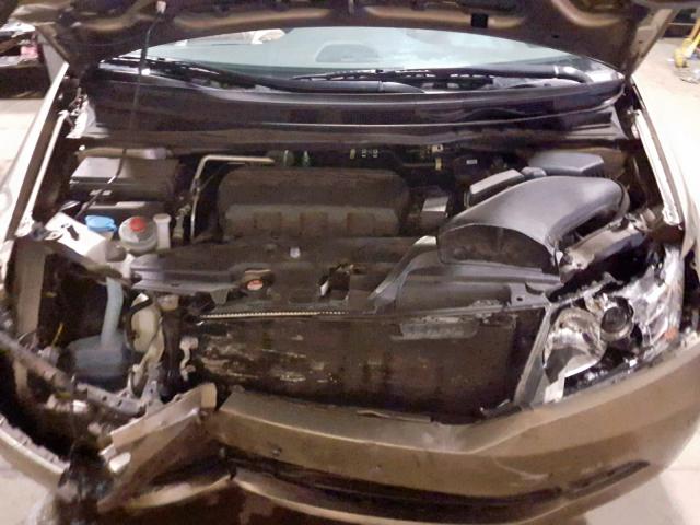 5FNRL5H21DB076156 - 2013 HONDA ODYSSEY LX GOLD photo 7