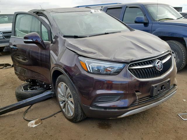 KL4CJESB1HB115481 - 2017 BUICK ENCORE PRE PURPLE photo 1