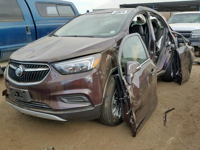 KL4CJESB1HB115481 - 2017 BUICK ENCORE PRE PURPLE photo 2