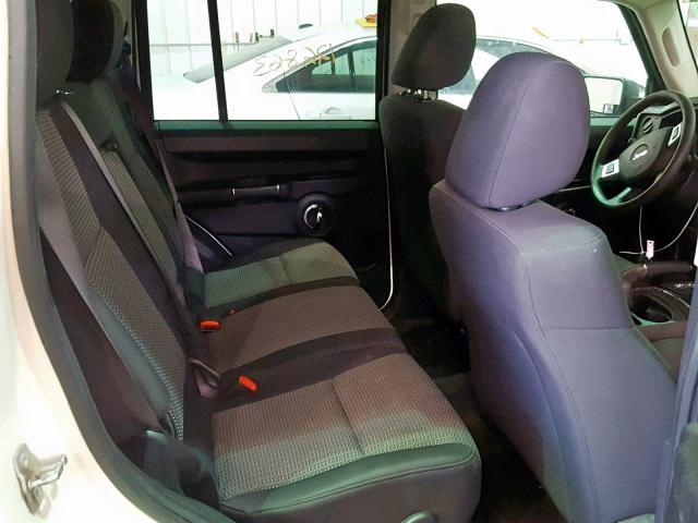 1J4RG4GK5AC103894 - 2010 JEEP COMMANDER WHITE photo 6