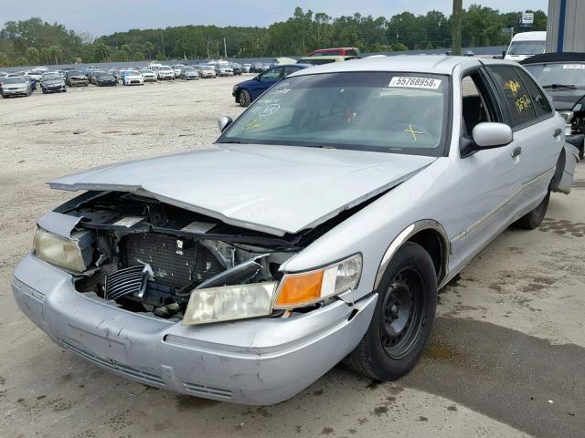 2MEFM74W0YX639500 - 2000 MERCURY GRAND MARQ GRAY photo 2