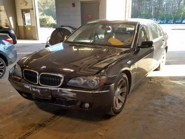 WBAHN83577DT67598 - 2007 BMW 750 BLACK photo 2