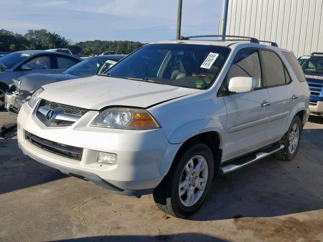 2HNYD18874H519629 - 2004 ACURA MDX TOURIN WHITE photo 2