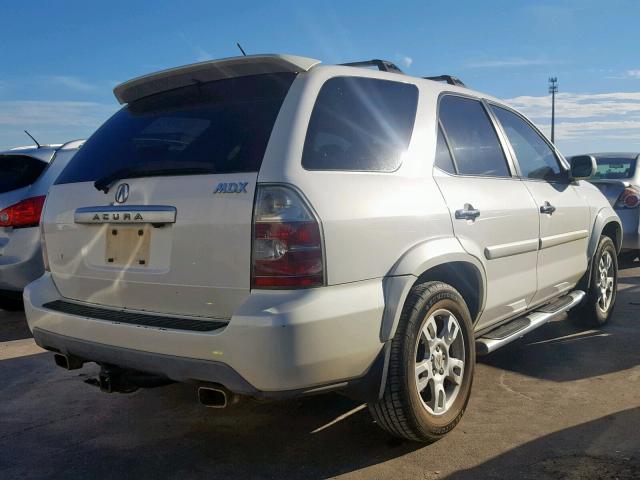 2HNYD18874H519629 - 2004 ACURA MDX TOURIN WHITE photo 4