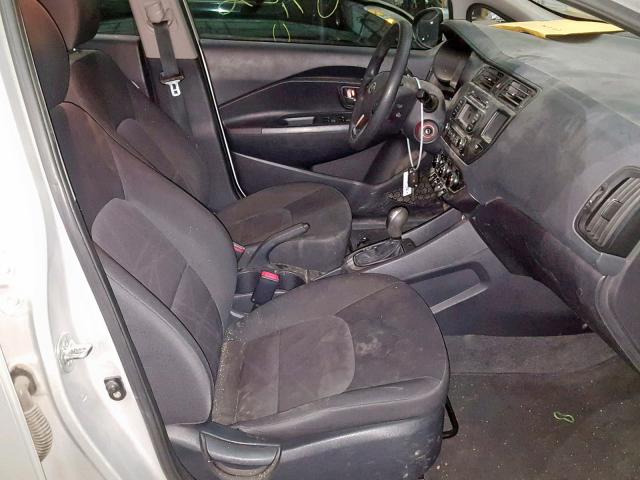 KNADM5A35C6021128 - 2012 KIA RIO LX SILVER photo 5