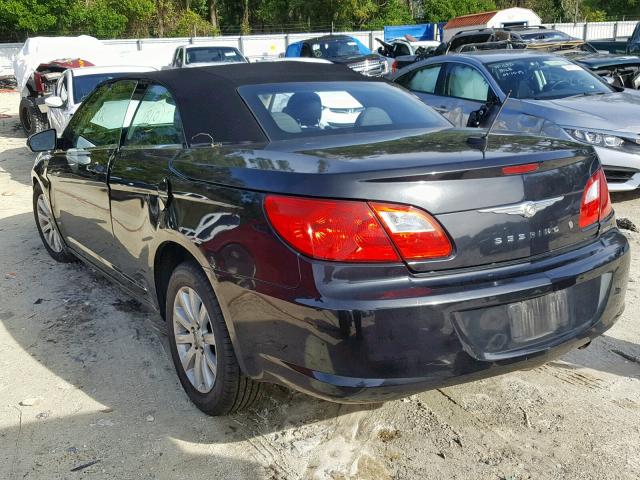 1C3BC5ED7AN216509 - 2010 CHRYSLER SEBRING TO BLACK photo 3