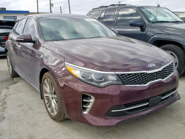 5XXGV4L21HG144803 - 2017 KIA OPTIMA SXL PURPLE photo 1