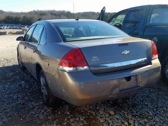 2G1WB58K569396229 - 2006 CHEVROLET IMPALA LS TAN photo 3