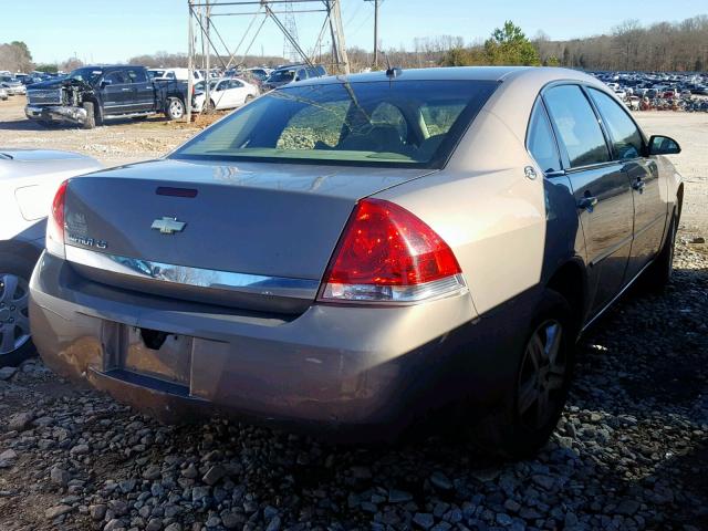 2G1WB58K569396229 - 2006 CHEVROLET IMPALA LS TAN photo 4