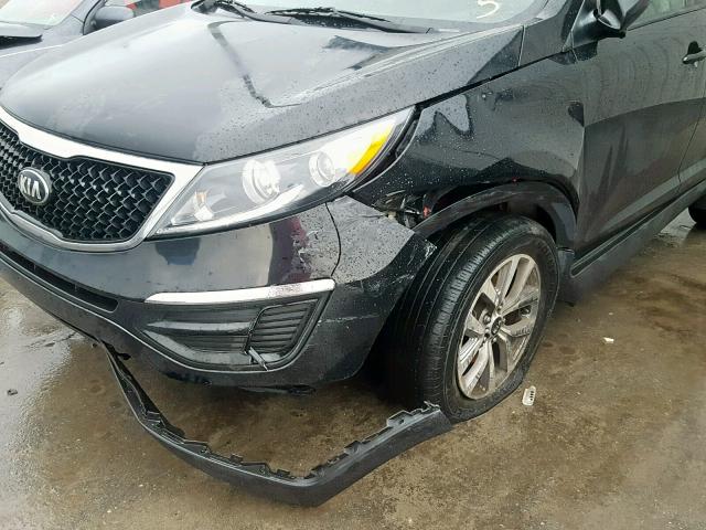 KNDPB3AC7E7557120 - 2014 KIA SPORTAGE B BLACK photo 9