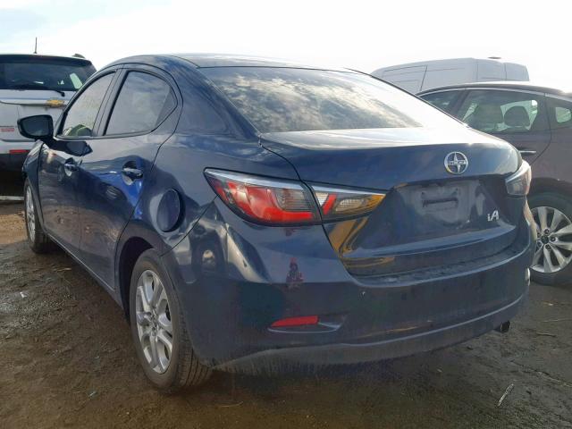 3MYDLBZV7GY132757 - 2016 TOYOTA SCION IA BLUE photo 3