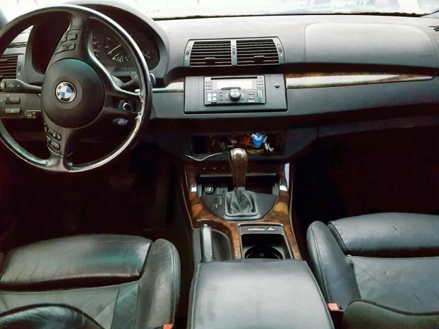 5UXFB335X2LH39005 - 2002 BMW X5 4.4I BLACK photo 9