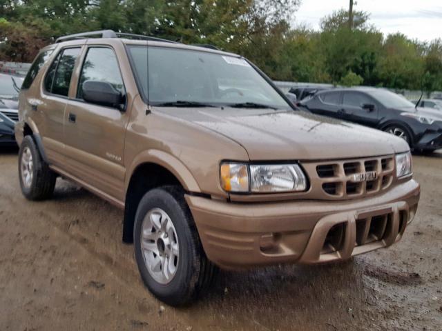 4S2DM58W124332878 - 2002 ISUZU RODEO S BROWN photo 1