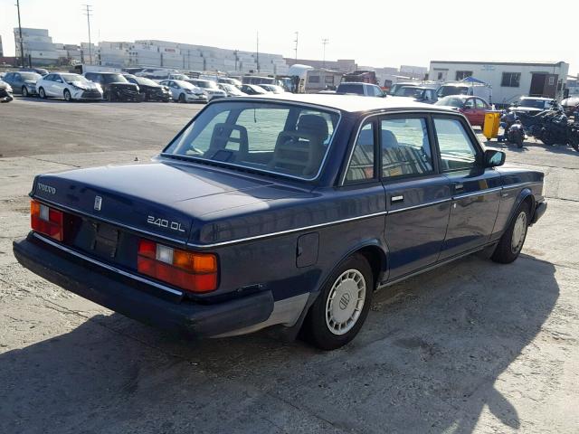 YV1AA8847L1420662 - 1990 VOLVO 240 BASE BLUE photo 4