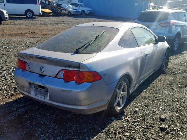 JH4DC53083C007006 - 2003 ACURA RSX TYPE-S SILVER photo 4