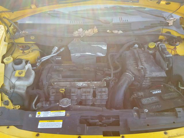 1B3HB48B87D591242 - 2007 DODGE CALIBER SX YELLOW photo 7