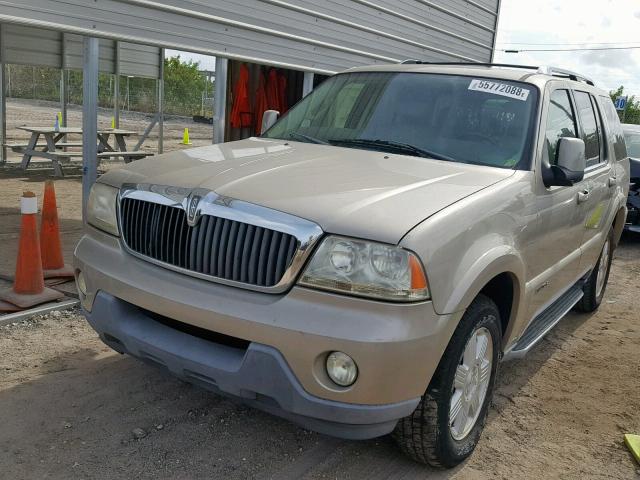 5LMEU68H64ZJ15977 - 2004 LINCOLN AVIATOR 奶油色 照片 2