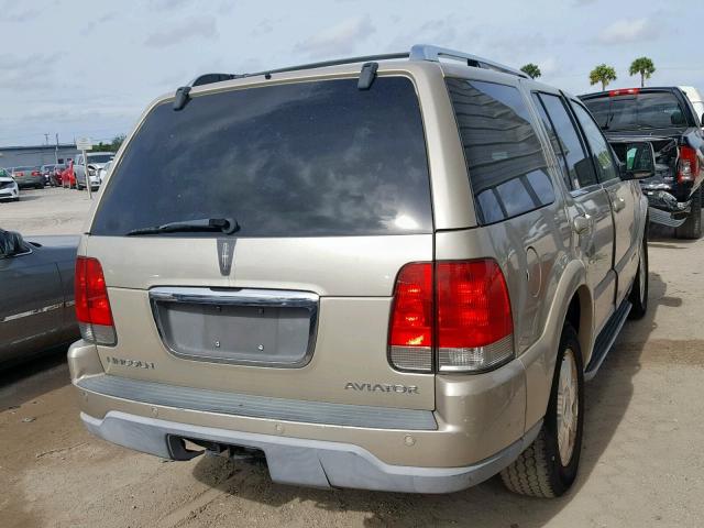 5LMEU68H64ZJ15977 - 2004 LINCOLN AVIATOR 奶油色 照片 4