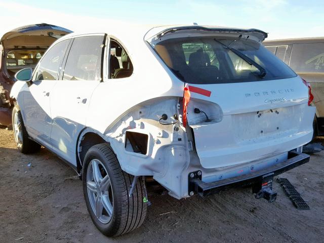 WP1AB2A25FLA56533 - 2015 PORSCHE CAYENNE S WHITE photo 3