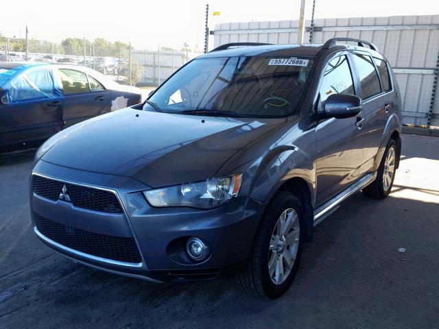 JA4AS3AW4CU011724 - 2012 MITSUBISHI OUTLANDER GRAY photo 2