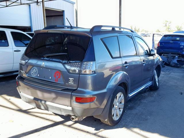 JA4AS3AW4CU011724 - 2012 MITSUBISHI OUTLANDER GRAY photo 4