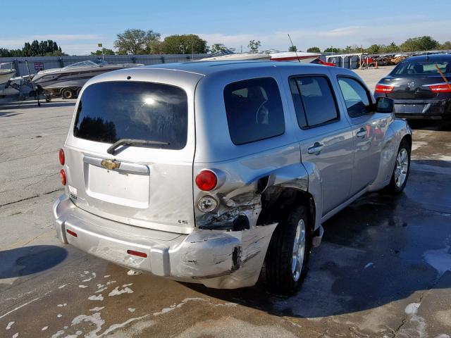 3GNDA13D46S609510 - 2006 CHEVROLET HHR LS SILVER photo 4