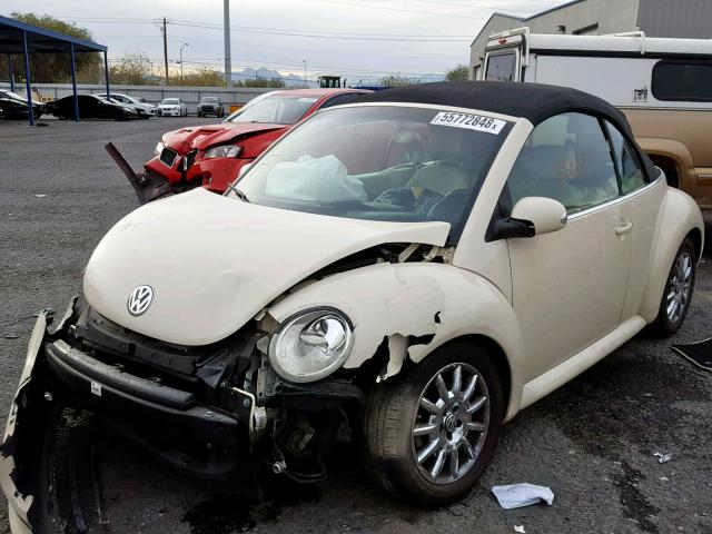 3VWCM31Y35M312144 - 2005 VOLKSWAGEN NEW BEETLE Krem foto 2
