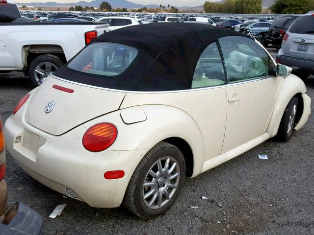 3VWCM31Y35M312144 - 2005 VOLKSWAGEN NEW BEETLE Krem foto 4