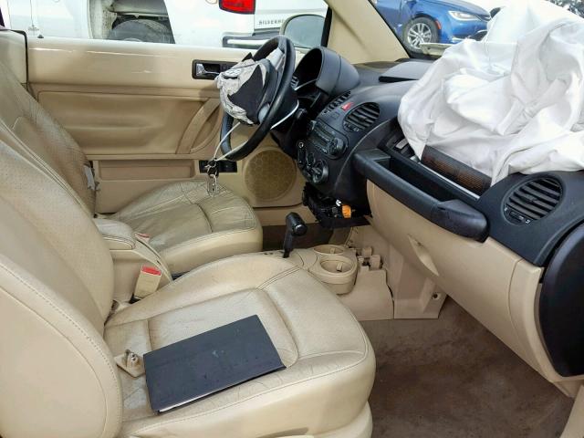 3VWCM31Y35M312144 - 2005 VOLKSWAGEN NEW BEETLE Krem foto 5
