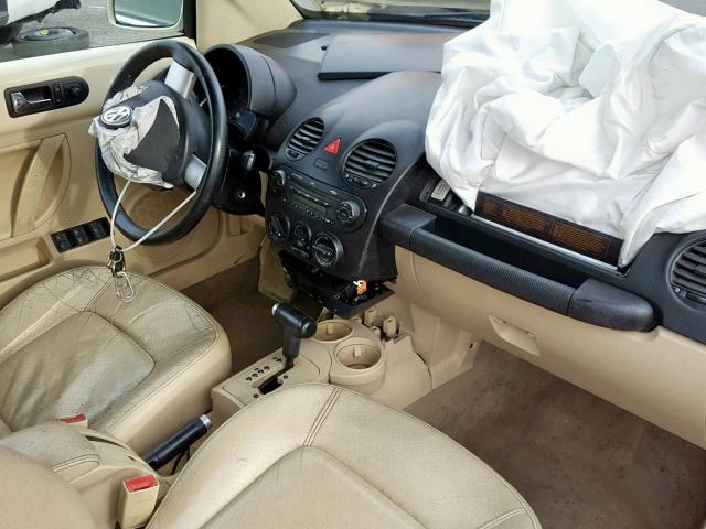 3VWCM31Y35M312144 - 2005 VOLKSWAGEN NEW BEETLE Krem foto 9