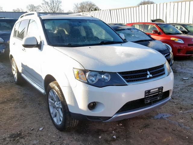 JA4LS31W08Z019760 - 2008 MITSUBISHI OUTLANDER WHITE photo 1