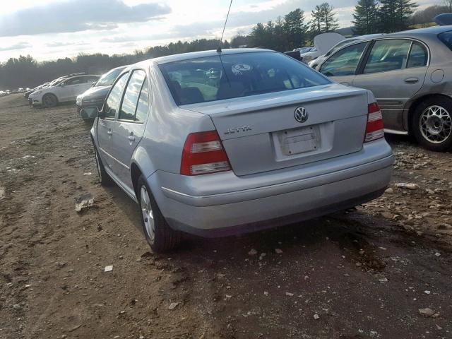 3VWSA69M65M018504 - 2005 VOLKSWAGEN JETTA GLS SILVER photo 3