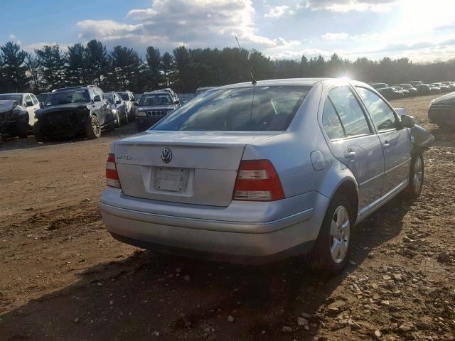 3VWSA69M65M018504 - 2005 VOLKSWAGEN JETTA GLS SILVER photo 4