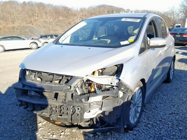 1FADP5BU9DL545425 - 2013 FORD C-MAX SEL SILVER photo 2