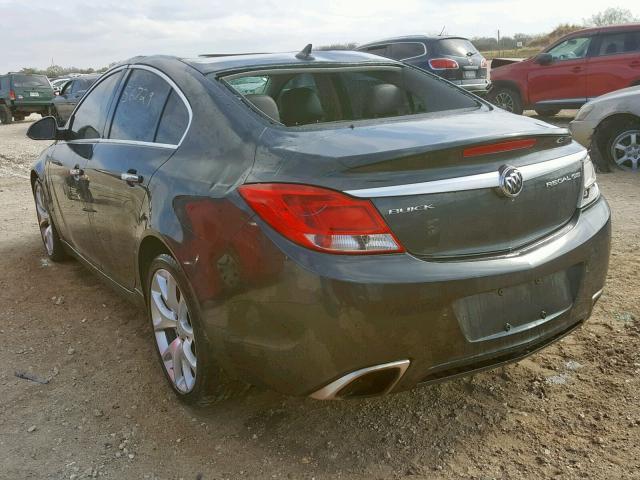 2G4GV5GV7D9153383 - 2013 BUICK REGAL GS BLACK photo 3