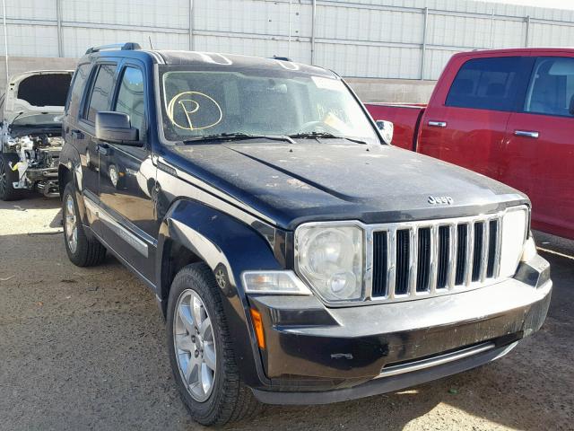 1J8GP58K18W119920 - 2008 JEEP LIBERTY LI BLACK photo 1