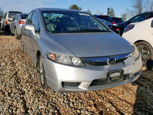 2HGFA16949H356478 - 2009 HONDA CIVIC EXL SILVER photo 1