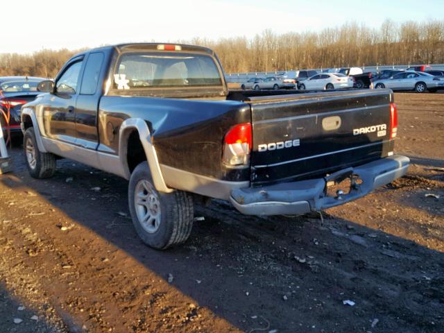 1D7HG42X13S156112 - 2003 DODGE DAKOTA SLT TWO TONE photo 3