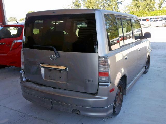 JTLKT324164086670 - 2006 TOYOTA SCION XB Сұр фото 4